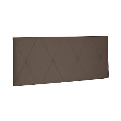 Painel Aquilla Cama Box Casal 140cm Suede caramelo