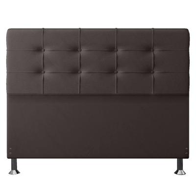 Cabeceira Queen 1,60m Atenas Suede Marrom