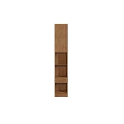Mesa de Cabeceira Modulada Armário    Rizon c/ 1 Gaveta cor Freijó Cumaru - Novo Horizonte
