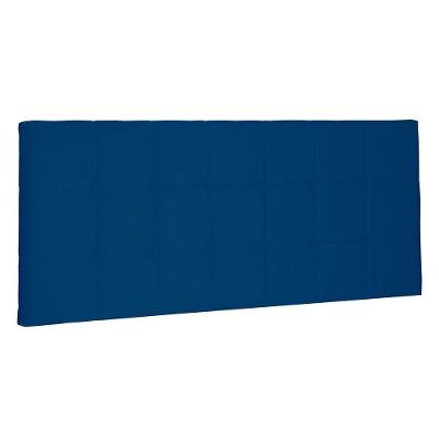 Cabeceira Painel King 1,95m Verona Suede Azul Marinho