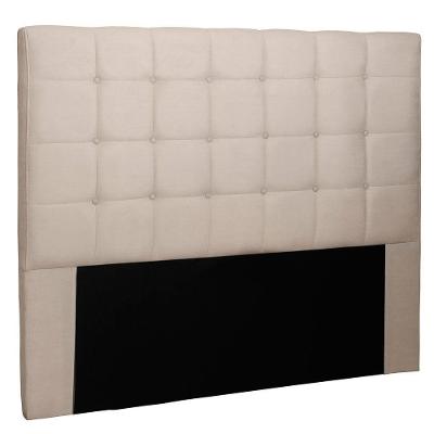 Cabeceira Queen 1,60m Verona Suede Bege