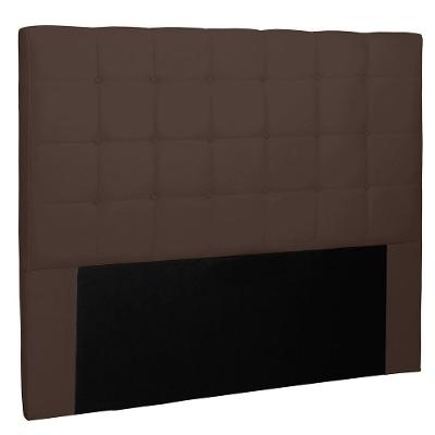 Cabeceira King 1,95m Verona Suede Marrom Café