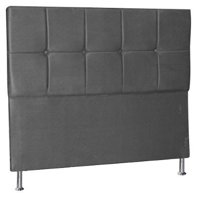 Cabeceira Queen 1,60m Lisboa Suede Cinza