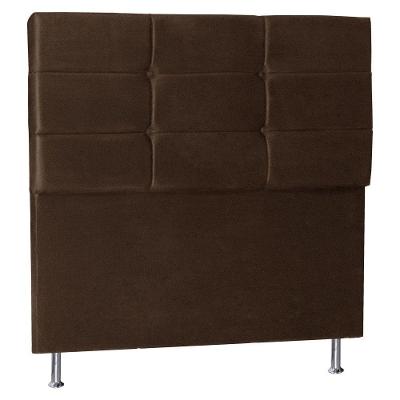 Cabeceira Queen 1,60m Tóquio Suede Marrom