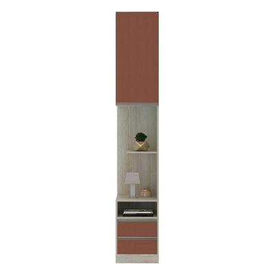 Mesa De Cabeceira Direito 1 Porta 2 Gavetas Prime Plus Gaia