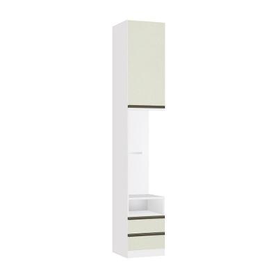 Mesa De Cabeceira Lado Esquerdo 1 Porta 2 Gavetas Branco