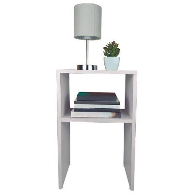 Mesa De Cabeceira Pequena 35X30Cm Branca Quarto Sala