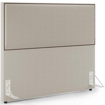 Cabeceira Box Casal Com Tachas 160cm L02 Creme