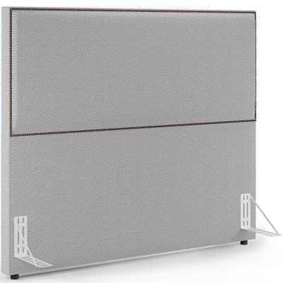 Cabeceira Box Casal Com Tachas 160cm L02 Cinza