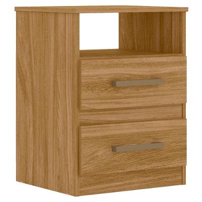 Mesa De Cabeceira 2 Gavetas 7090 Freijo Moval Freijo