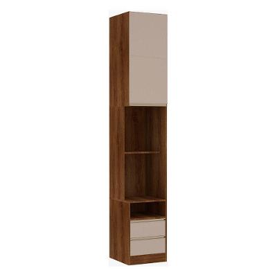 Mesa De Cabeceira Alta Direito 40Cm Prime Dourado C/ Connect