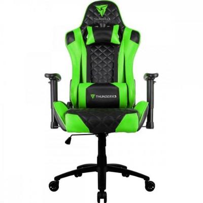 Cadeira Gamer Profissional Tgc12 Preta/Verde Thunderx3.