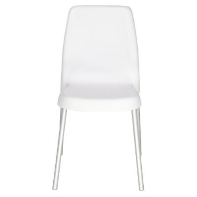 Cadeira Tramontina Summa Branco Com Pernas De Aluminio