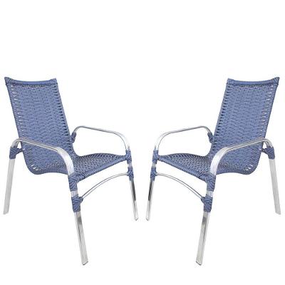 2 Cadeiras Emily Azul Dark