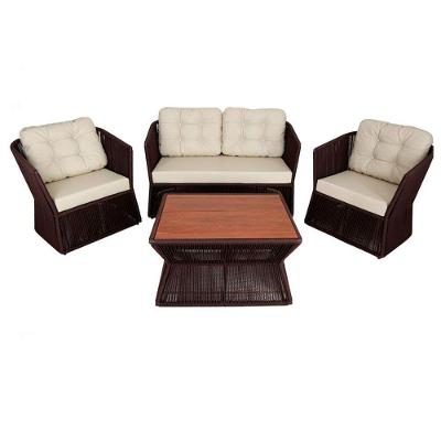 Conjunto De Poltronas New York Em Alumínio E Corda Náutica Para área Jardim Sala Rami