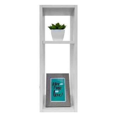 Mesa De Cabeceira Branca Cama Solteiro Quarto Sala 20Cm