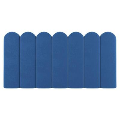 Painel Cabeceira Cama Box Solteiro Lana 100cm Suede Azul - Abmaza