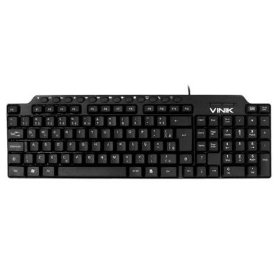 Teclado Multimídia Vinik Dynamic, Usb, Abnt2, Preto - Dt116