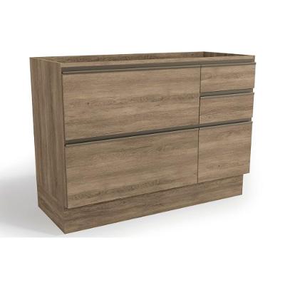 Módulo Cozinha Kappesberg Maxxi   G746 1 Porta e 4 Gavetas s/ Tampo Nogal
