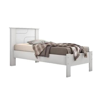 Cama Solteiro Pérola Branco - Conquista