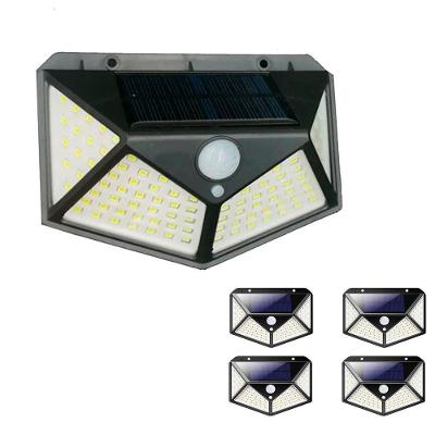 Luminaria Solar Kit Com 5 Und Sensor De Movimento