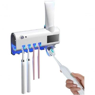 Porta Escova Dente Banheiro Esterilizador Uv-Led-Solar