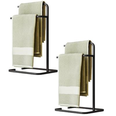 Kit 2 Suporte Porta Papel Toalha Para Pia Bancada Preto