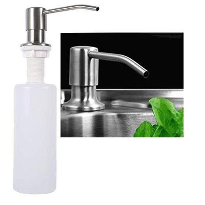 Dispenser Dosador Sabão Embutir Pia Detergente Sabonete Liquido Escovado Cozinha Banheiro