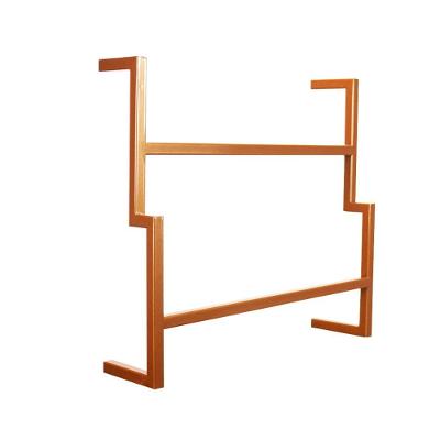 Porta Toalha De Rosto Industrial Metálico 35cm Cobre