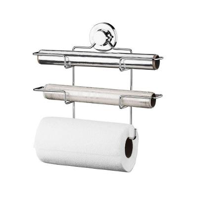 Porta Papel Toalha Alumínio Pvc Future Fixação Ventosa 4018