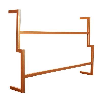 Porta Toalha De Banho Industrial Metálico Cobre 60cm