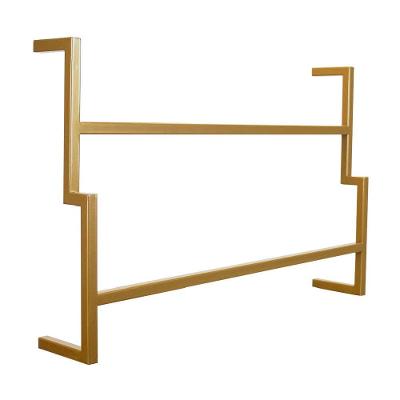 Porta Toalha De Banho Industrial Metálico 60cm Dourado