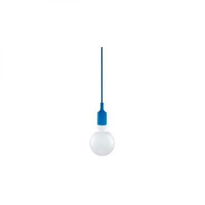 Pendente Soquete Em Silicone Azul