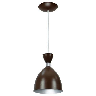 Lustre Pendente Califórnia de Alumínio Tabaco