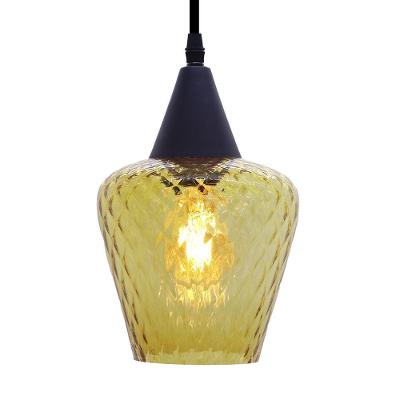 Lustre Pendente Taschibra Monalisa Boreal Conhaque E27 Bivolt Preto