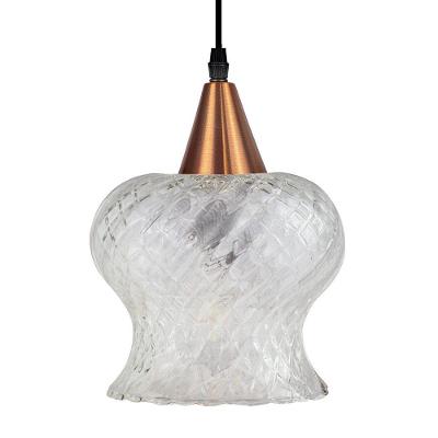Lustre Pendente Taschibra Aisha Boreal E27 Transparente Bivolt Cobre