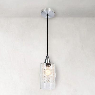 Lustre Pendente Taschibra Cristal Ali Liso E27 Transparente Bivolt Prata