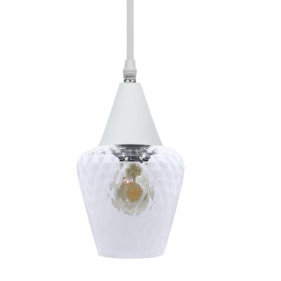 Lustre Pendente Taschibra Monalisa Pp Boreal Transparente E27 Bivolt Branco