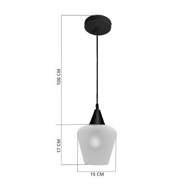Lustre Pendente Taschibra Monalisa Conhaque E27 Bivolt Cobre