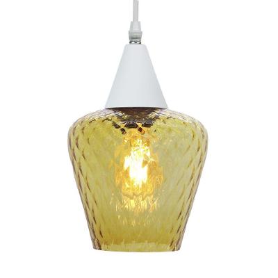 Lustre Pendente Taschibra Monalisa Boreal Conhaque E27 Bivolt Branco