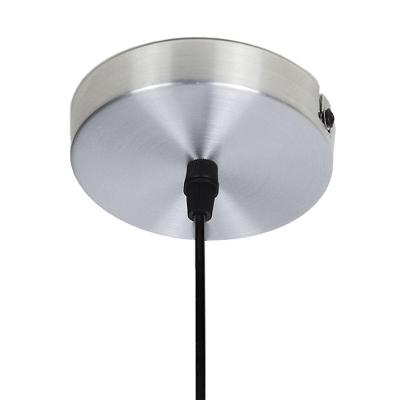 Lustre Pendente Taschibra Badih P Canelado E27 Transparente Bivolt Prata