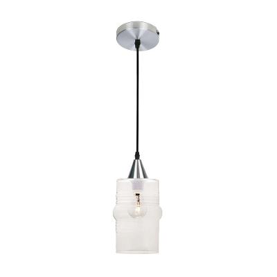 Lustre Pendente Taschibra Ali Liso E27 Transparente Bivolt Prata