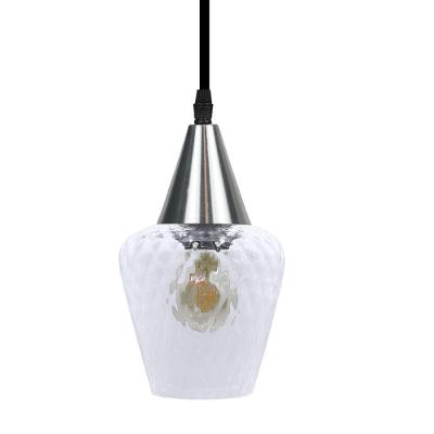 Lustre Pendente Taschibra Monalisa Pp Boreal Transparente E27 Bivolt Prata