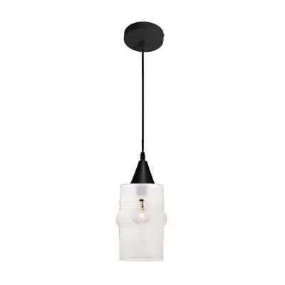 Lustre Pendente Taschibra Ali Liso E27 Transparente Bivolt Preto