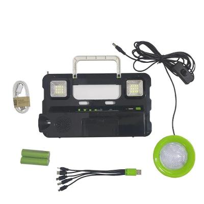 Luminaria Solar Radio Fm Lanterna Luz De Emergencia Usb
