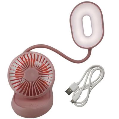 Luminaria Ventilador Led Ajustavel 2 Em 1 Flexivel Abajur