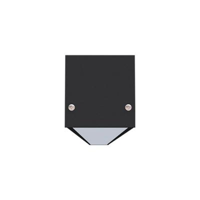 Luminária Sobrepor Taschibra Vetor Led Linear 35w Bivolt Preta 6500k Luz Fria