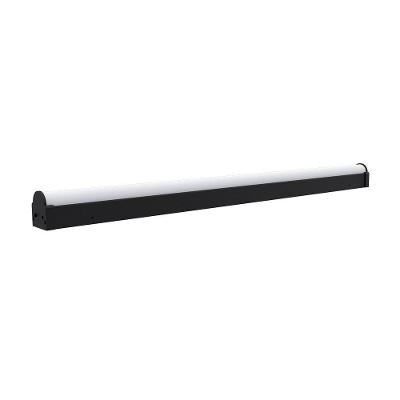 Luminária Led Taschibra Sobrepor Perfil Convex 56 16w Preta Bivolt 6500k Luz Fria
