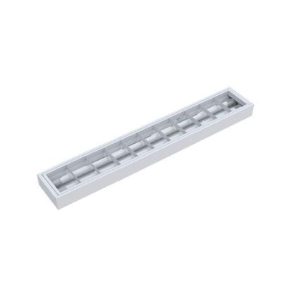 Luminária Calha Taschibra Atela Embutir/sobrepor 62cm 2xt8 Branca