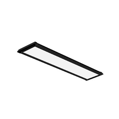 Luminária Led Taschibra Sobrepor 20w Tl Slim 10 Preta Bivolt 6500k Luz Fria